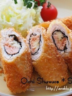 *ささ身の明太のりチーズロール*-レシピのメイン写真