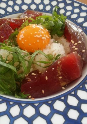 簡単！マグロユッケ丼-レシピのメイン写真