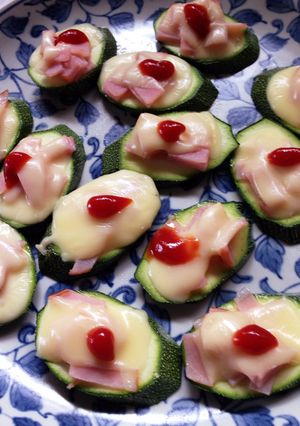 ♪ズッキーニの♡ベーコンチーズ焼き♪-レシピのメイン写真