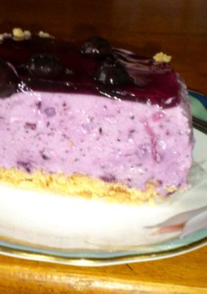 ブルーベリーのレアチーズケーキ-レシピのメイン写真