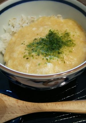 押し麦ご飯！長芋とろろ丼･とろろ汁♪-レシピのメイン写真