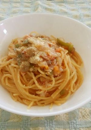 超簡単☆鍋ひとつでいきなりスパゲティ-レシピのメイン写真