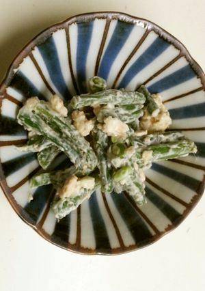インゲンのクリームチーズ和え-レシピのメイン写真