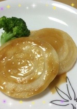醤油麹で〜玉ねぎステーキ♪-レシピのメイン写真