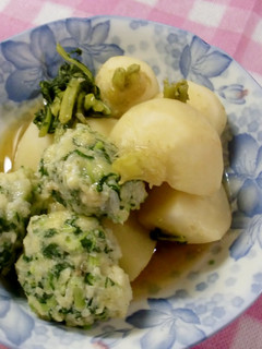 しらす団子と蕪の煮物-レシピのメイン写真