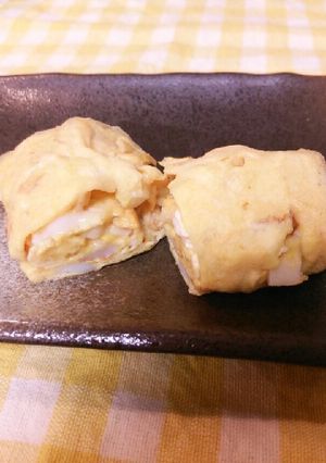 竹輪入り卵焼～味付けは焼き肉のタレ～-レシピのメイン写真