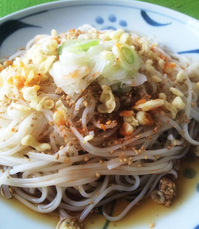 ピリ辛そうめん-レシピのメイン写真