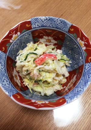簡単カニカマ☆コールスロー-レシピのメイン写真