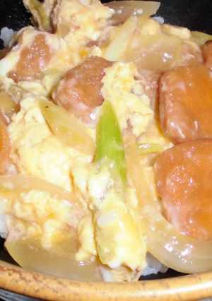大豆粉で親子丼-レシピのメイン写真