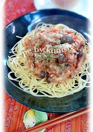 ハーブソルトシーチキン味噌パスタ♪-レシピのメイン写真