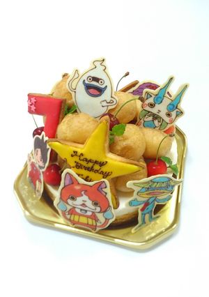 妖怪ウォッチのバースデーキャラケーキ-レシピのメイン写真