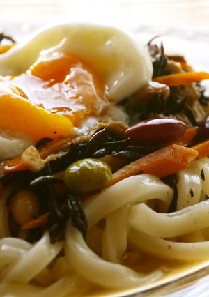 栄養バッチリうどん-レシピのメイン写真