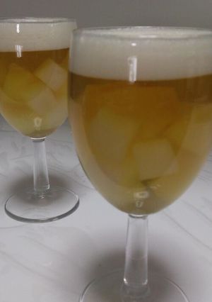 父の日に♪ビールみたいなリンゴゼリー-レシピのメイン写真