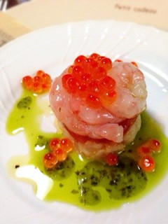 記念日などに♬ほたてと甘えびのタルタル-レシピのメイン写真