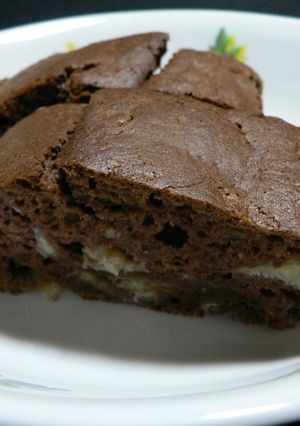 ノンオイルチョコバナナケーキ-レシピのメイン写真