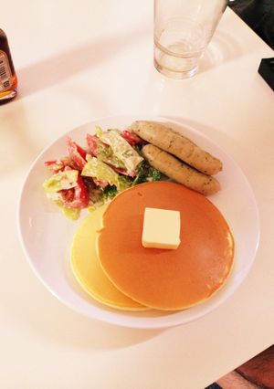 シンプルパンケーキ-レシピのメイン写真