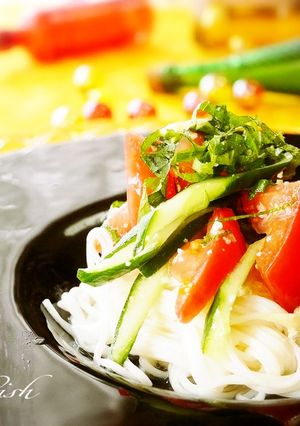 *さっぱり塩麹そうめん*-レシピのメイン写真