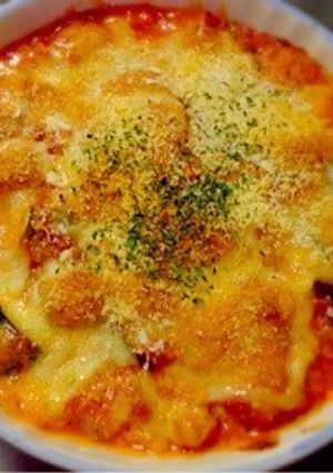 茄子とズッキーニのトマ豆腐グラタン-レシピのメイン写真