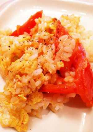 トマトの卵炒めご飯-レシピのメイン写真