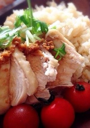 炊飯器でポン！海南鶏飯-レシピのメイン写真