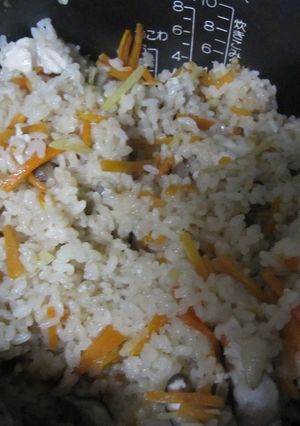 鶏肉の炊き込みご飯☆-レシピのメイン写真