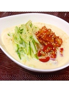 豆腐を使って簡単♪韓国 コングクス♪-レシピのメイン写真