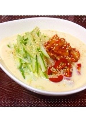 豆腐を使って簡単♪韓国 コングクス♪-レシピのメイン写真