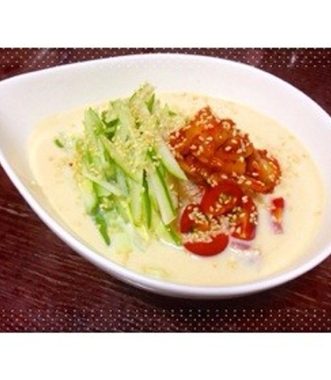 豆腐を使って簡単♪韓国 コングクス♪-レシピのメイン写真