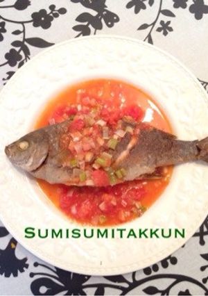 暑い日はサッパリ！イサキのソテー中華風-レシピのメイン写真