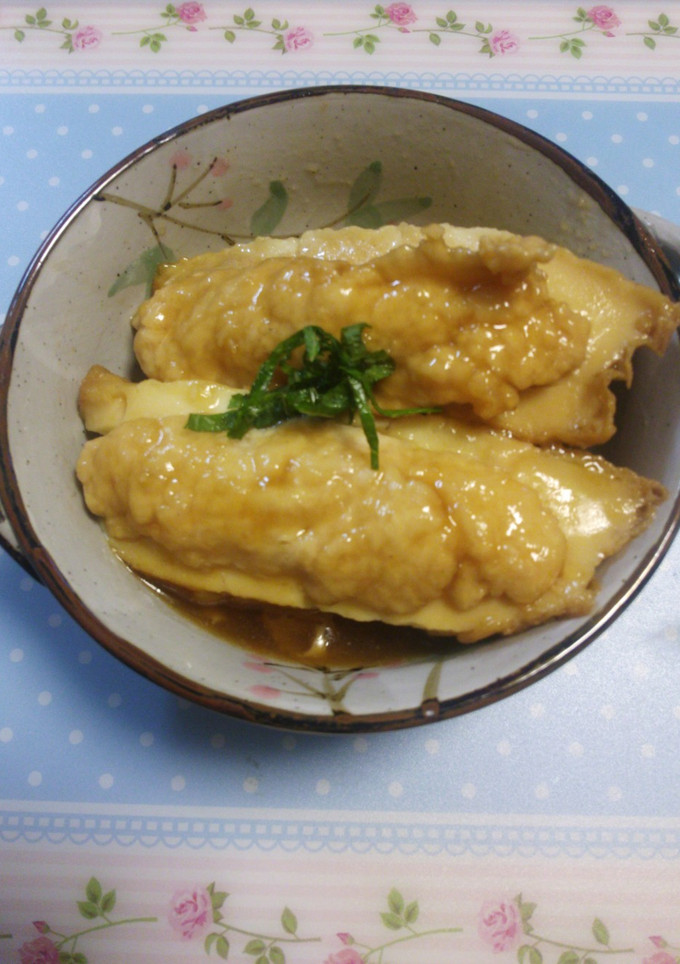 厚揚げの肉詰め-レシピのメイン写真