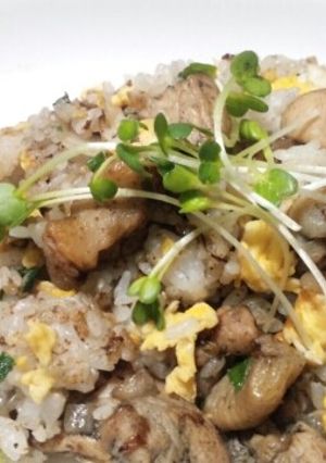 鶏の炭火焼きチャーハン-レシピのメイン写真
