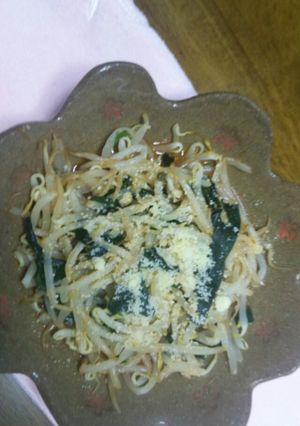 レンジするだけ！チーズコチジャンもやし-レシピのメイン写真