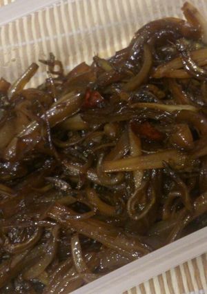セロリのきんぴら-レシピのメイン写真