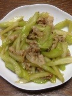 豚肉とセロリの炒め物-レシピのメイン写真