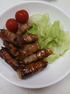 豚肉巻き~甘辛だれで~-レシピのメイン写真