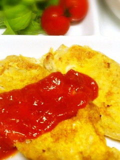 簡単!豚肉に卵をつけてポークピカタ-レシピのメイン写真