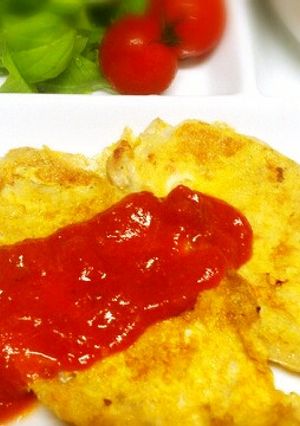 簡単！豚肉に卵をつけてポークピカタ-レシピのメイン写真