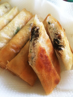 少ない油で!揚げ焼き春巻き-レシピのメイン写真