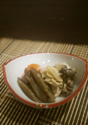 ごぼう鶏♪-レシピのメイン写真