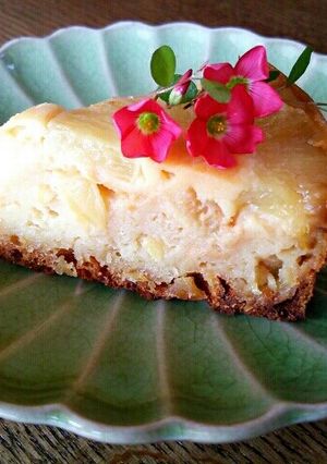HMとフルーツ缶のケーキ（炊飯器OK）-レシピのメイン写真