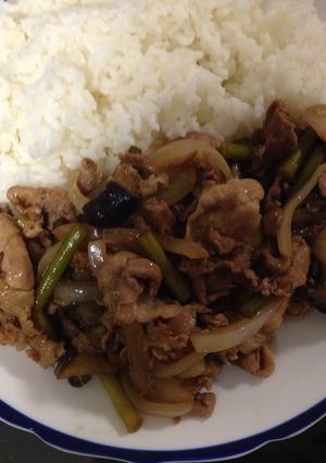 疲労回復に！ご飯に合う豚肉とナスの炒め物-レシピのメイン写真