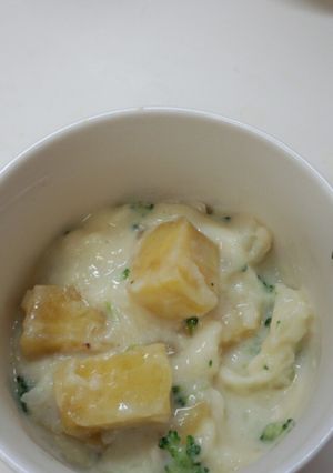 離乳食　豆乳ミルクの野菜スープ-レシピのメイン写真
