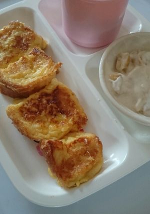 ３歳児も完食!!フレンチトースト♪-レシピのメイン写真