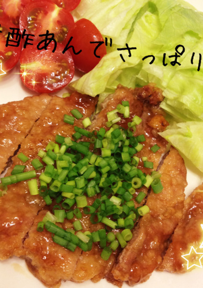 豚肉の竜田揚げ甘酢あんかけ-レシピのメイン写真