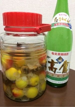 秘伝の黒糖梅酒-レシピのメイン写真