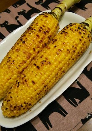 焼きとうもろこし＊魚焼きグリルで♪-レシピのメイン写真