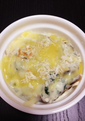 離乳食中期〜。豆腐のホワイトソース掛け-レシピのメイン写真