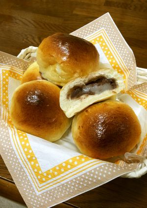 求肥入りあんぱん-レシピのメイン写真