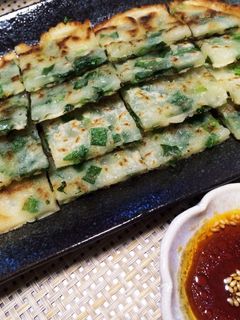 10分で簡単!本格派 ニラだけチヂミ☆-レシピのメイン写真