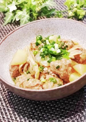 ❀豚ミンチと大根舞茸の煮物❀-レシピのメイン写真